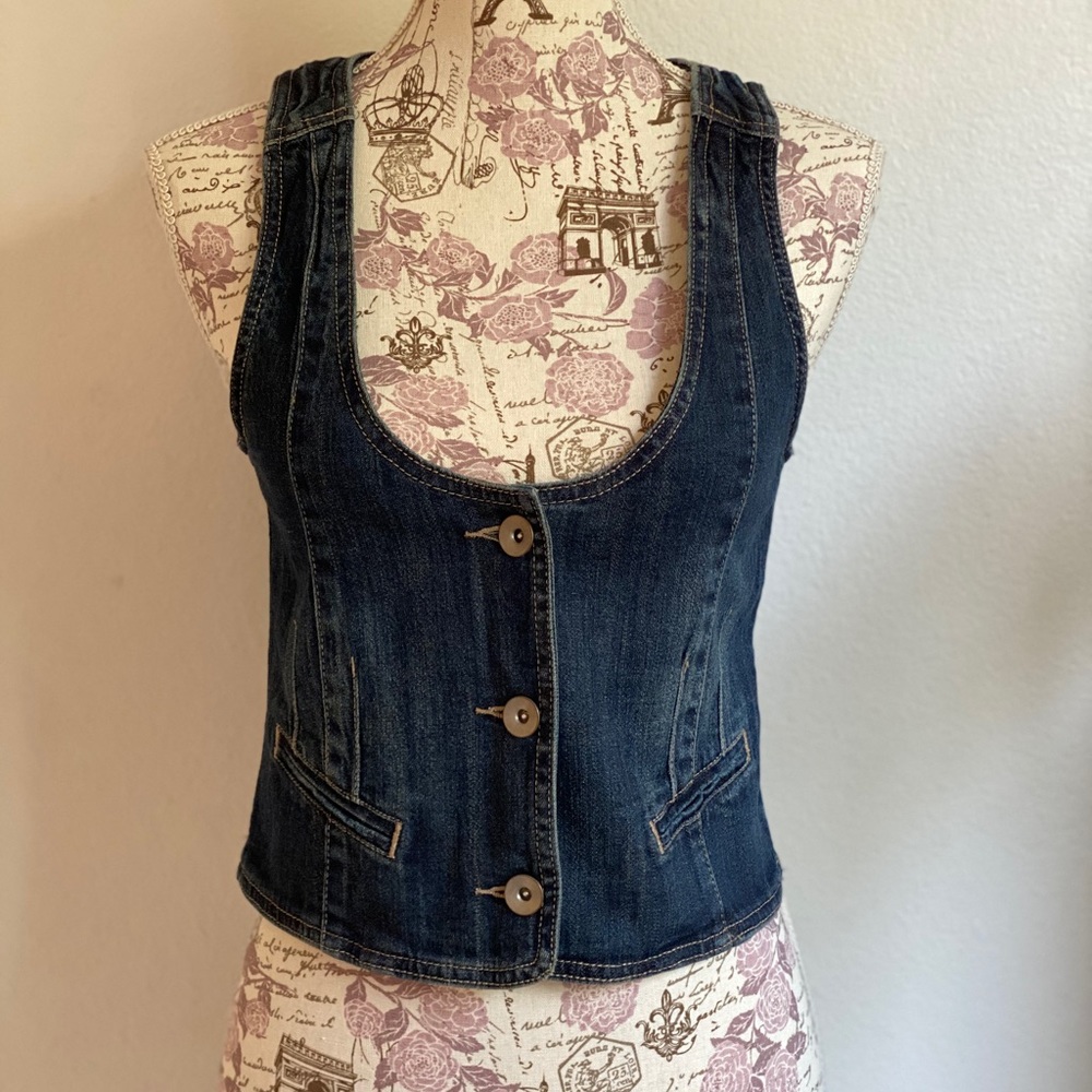 Denim vest